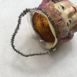 Nostalgic Lamp Angel Face Ornament Holiday