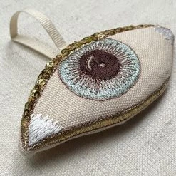 Skippy Cotton Holiday Evil Eye Lavender Sachet