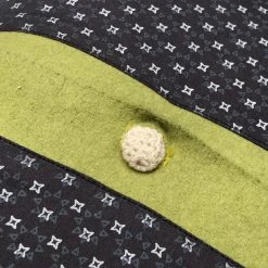 Nathalie Lete Embroidered Purple Owl Cushion Textiles & Rugs