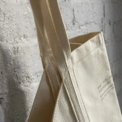 Puebco Waxed Cotton Firewood Carrier In Off White Art & Objects