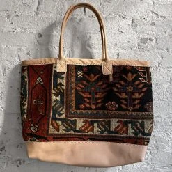 King Kennedy Pouches & Totes Custom Antique Rug Bag B0116