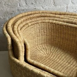 Savanna Baskets Dog Bed In Natural