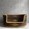 Art & Objects Savanna Baskets Extra Large Dog Bed In Brown & Black