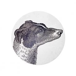 Sesame Letterpress & Design Set Of 8 Letterpress Dog Coasters Dining & Tabletop