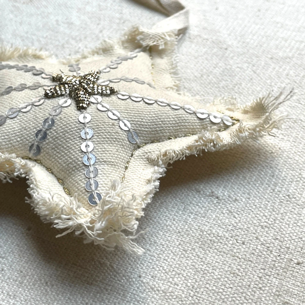 Skippy Cotton Bullion Star Lavender Sachet 4 Skippy Cotton Bullion Star Lavender Sachet