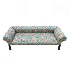 John Derian Company Custom Teddy Sofa In Antoinette Poisson Fabric