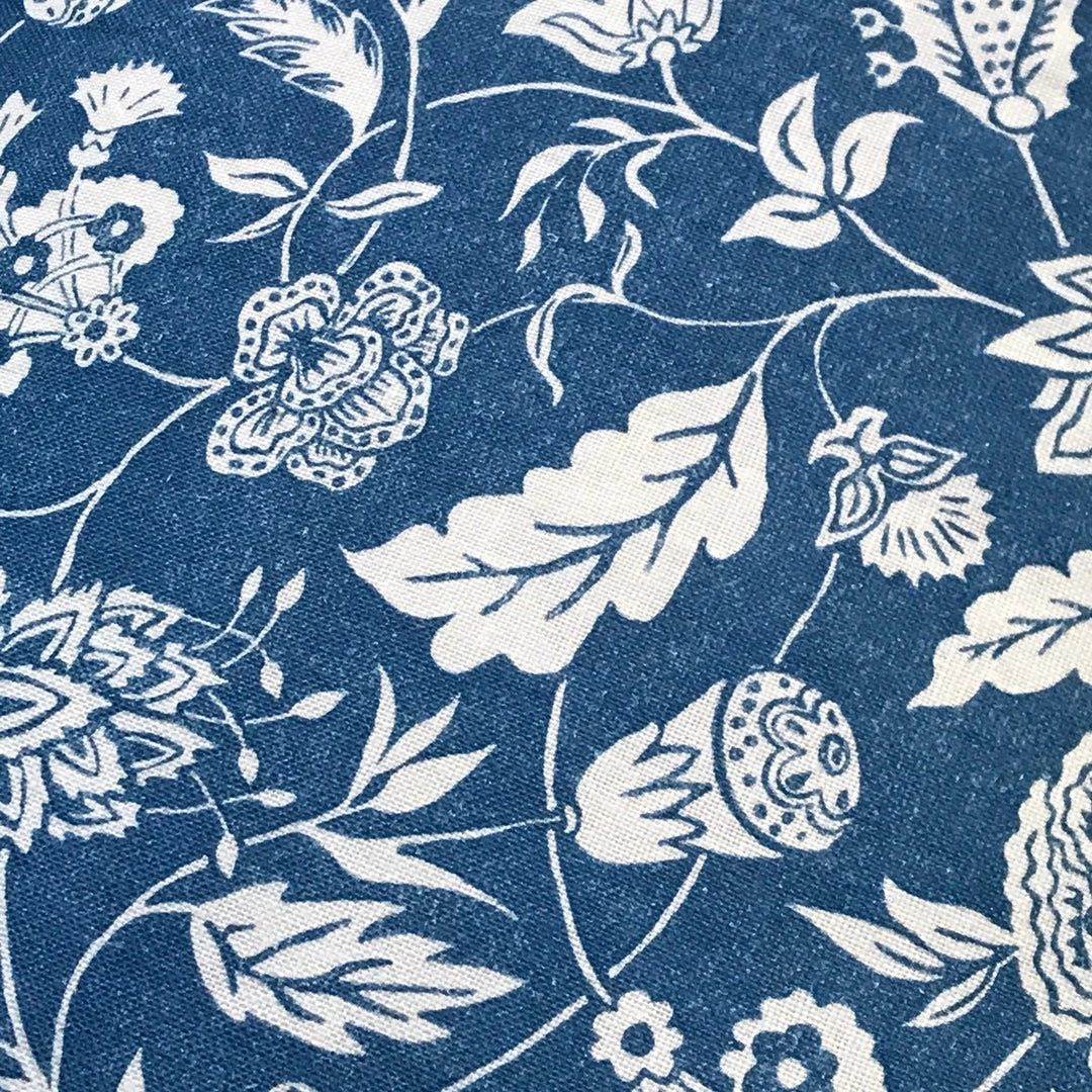 Antoinette Poisson Large Indienne Pillow (No. 30B) With Linen Backing