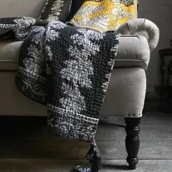 Jeanette Farrier Newly Printed Kantha Queen Bedcover