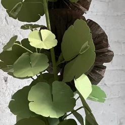 The Green Vase Potted Black Hollyhock