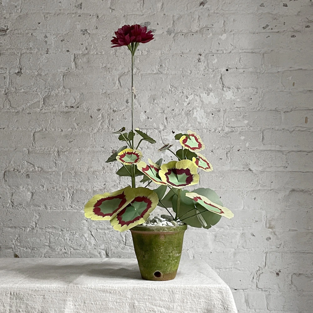 The Green Vase Potted Purple Geranium 3 The Green Vase Potted Purple Geranium