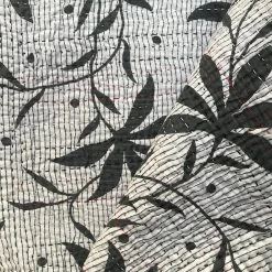 Jeanette Farrier Newly Printed Kantha Queen Bedcover Textiles & Rugs