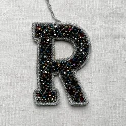 Tinker Tailor Beaded Alphabet Ornament "Letter R" Holiday