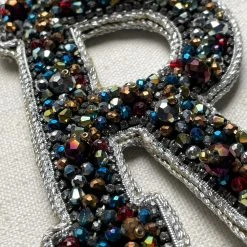 Tinker Tailor Beaded Alphabet Ornament "Letter R" Holiday