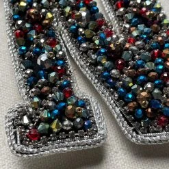 Tinker Tailor Beaded Alphabet Ornament "Letter N" Holiday