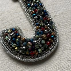 Tinker Tailor Holiday Beaded Alphabet Ornament "Letter J" 5 Tinker Tailor Holiday Beaded Alphabet Ornament