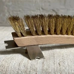 Redecker Grill Grate Brush With Scraper Art & Objects