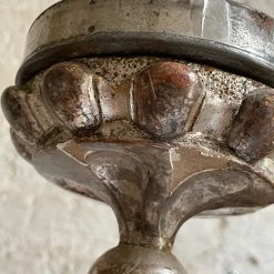 Vintage 19th Century Silver Gold Leafed Austrian Sconce Pair Vintage & Antiques