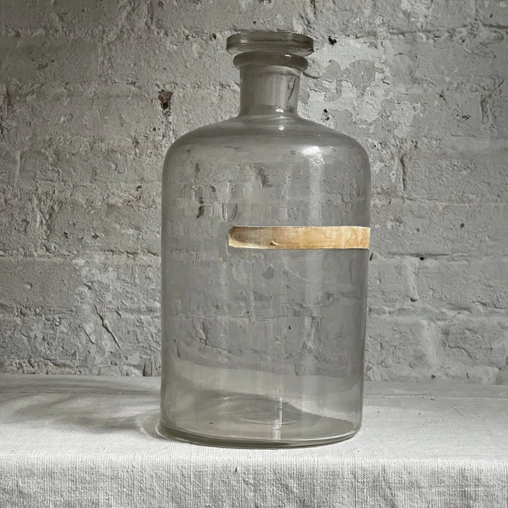 Vintage 19th Century Glass Apothecary Jar Vintage & Antiques