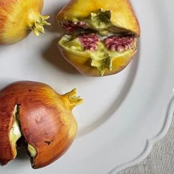 Vintage Este Ceramiche For Tiffany & Co. Trompe L'oeil Pomegranates Plate Dining & Tabletop