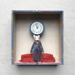 Virginia McCracken Object D'art "No Time Like The Present" Assemblage