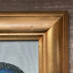 Hand Embroidered Turquoise Butterfly By Zara Merrick Art & Objects 12 Hand Embroidered Turquoise Butterfly By Zara Merrick Art & Objects