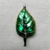 Oberfrankische Glas Poplar Leaf Ornament