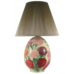 John Derian Dianthus Lamp Decoupage