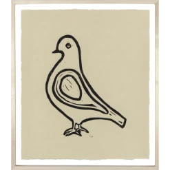 Hugo Guinness Pigeon (Facing Left) Art & Objects