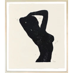 Hugo Guinness Arms Raised Nude Black
