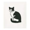 Hugo Guinness Left Facing Smiling Cat Art & Objects