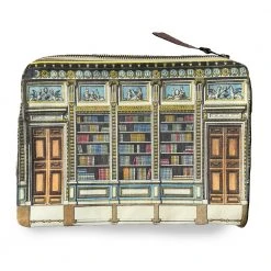 John Derian Company Inc Library Zipper Pouch Pouches & Totes