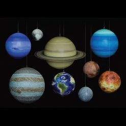 Liz Sexton Object D'art Set Of 9 Planets