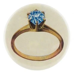 John Derian Decoupage Diamond Ring