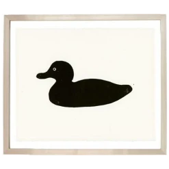 Hugo Guinness Black Duck Decoy Art & Objects