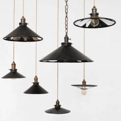 Robert Ogden Cone Pendant Lights