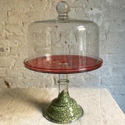 John Derian Decoupage Medium Cake Pedestal Lid
