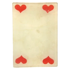 John Derian Decoupage 4 Of Hearts (Playing Cards)