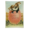 John Derian Decoupage Easter Greeting (Embracing Rabbits)