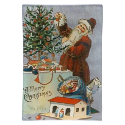 John Derian Santa Trimming Tree (with Doll House)