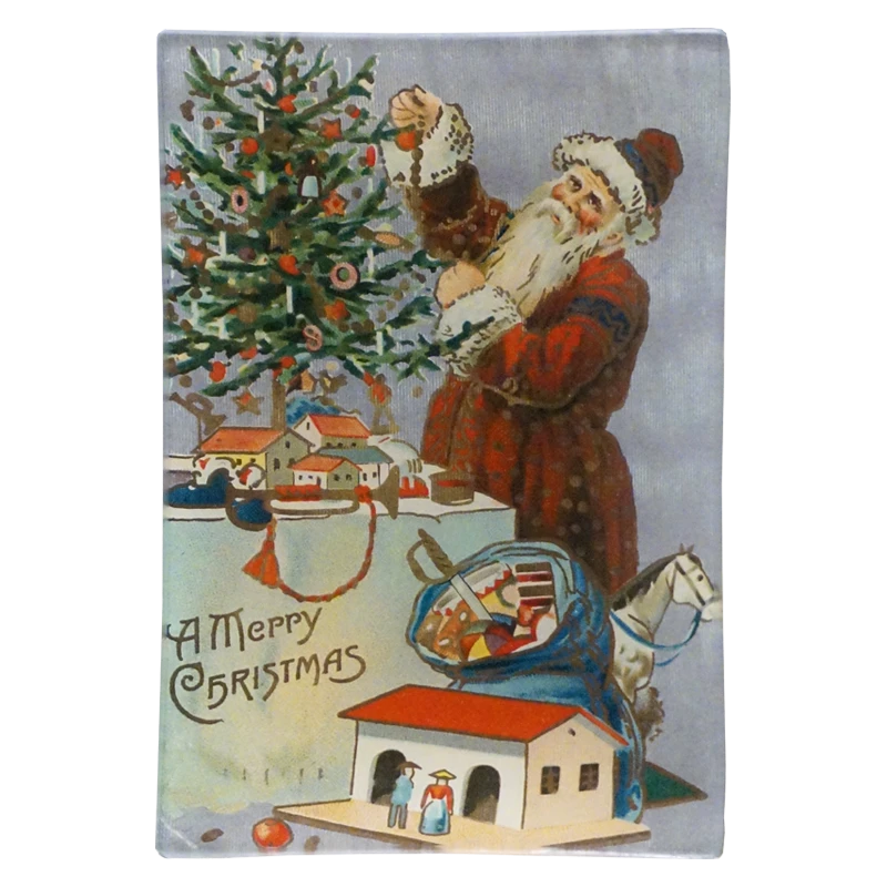 John Derian Santa Trimming Tree (with Doll House) 3 John Derian Santa Trimming Tree (with Doll House)