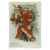 John Derian Santa With Tree (Merry Christmas) Decoupage 1 John Derian Santa With Tree (Merry Christmas) Decoupage