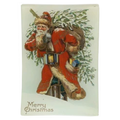 John Derian Santa With Tree (Merry Christmas) Decoupage