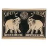 John Derian 2 Trunks Up (Safety Matches) Decoupage