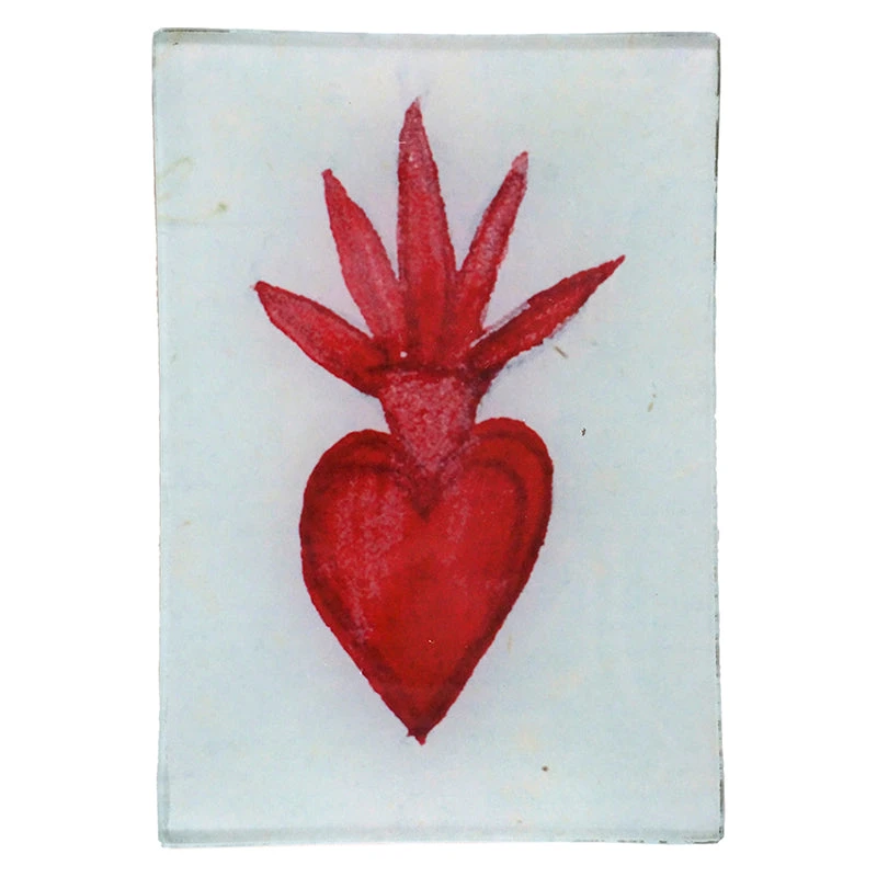 John Derian Decoupage Painted Heart 3 John Derian Decoupage Painted Heart