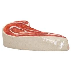 Astier De Villatte Painted Rib Steak Ornament