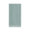 British Colour Standard Set Of 6 Candles In Opaline