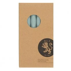 British Colour Standard Set Of 6 Candles In Opaline