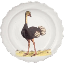 John Derian X ADV Ostrich Soup Plate
