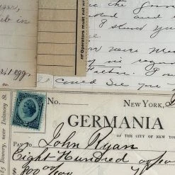 John Derian Company Inc One Of A Kind Collaged Script Mat (P01)