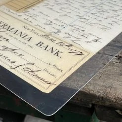 John Derian Company Inc One Of A Kind Collaged Script Mat (P01)